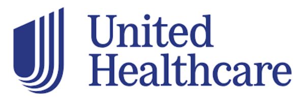 United Healthcare logo with a stylized blue shield icon on the left and the company name in blue text on the right.